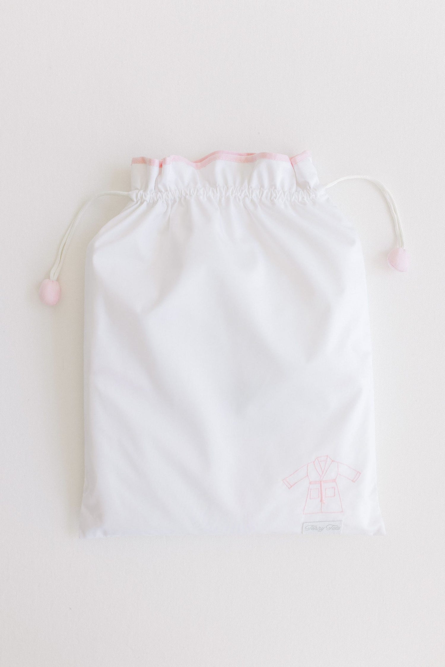 Pink Pinstripe Bathrobe