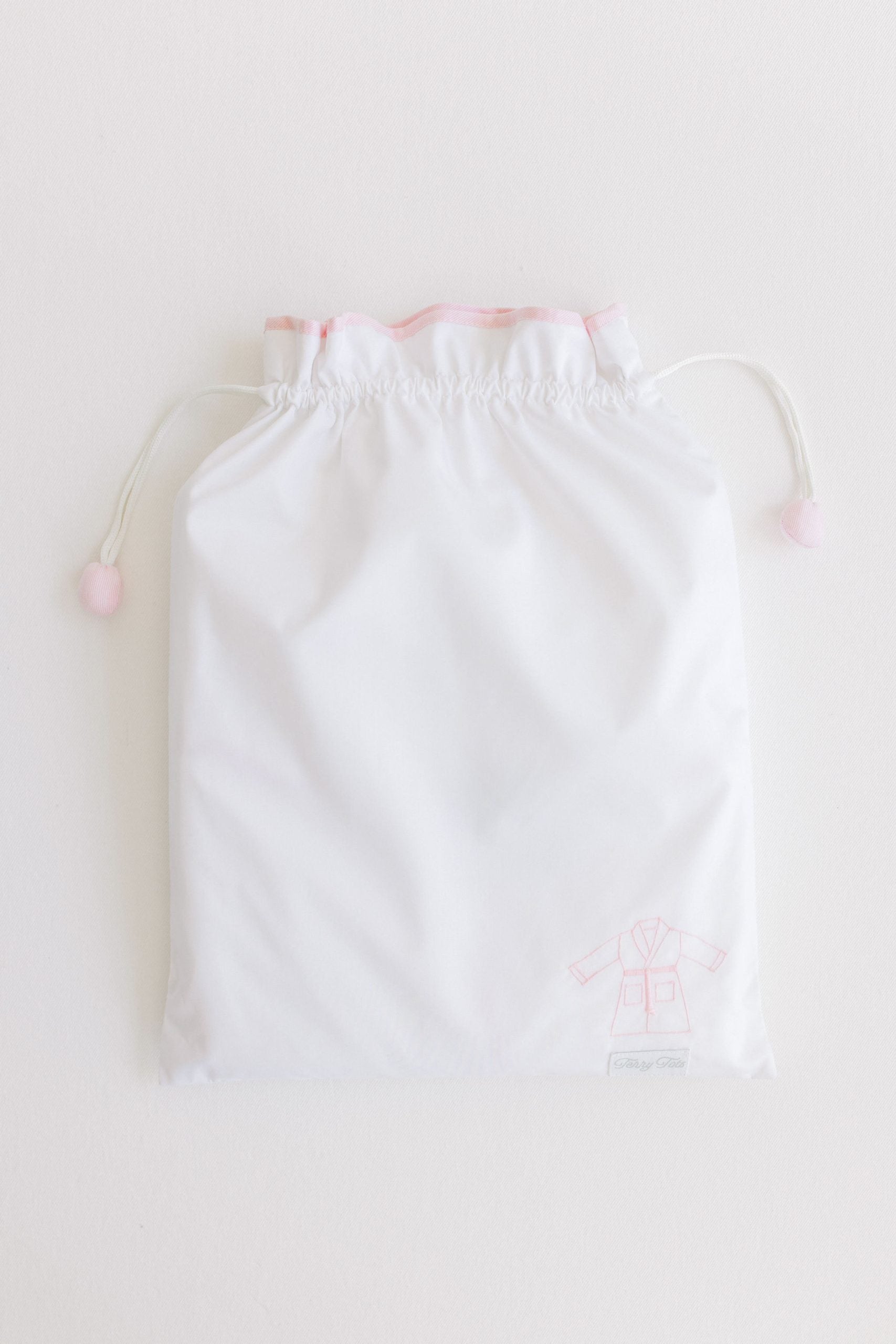 Pink Pinstripe Bathrobe