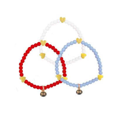 Americana Hearts Bracelet Gift Set