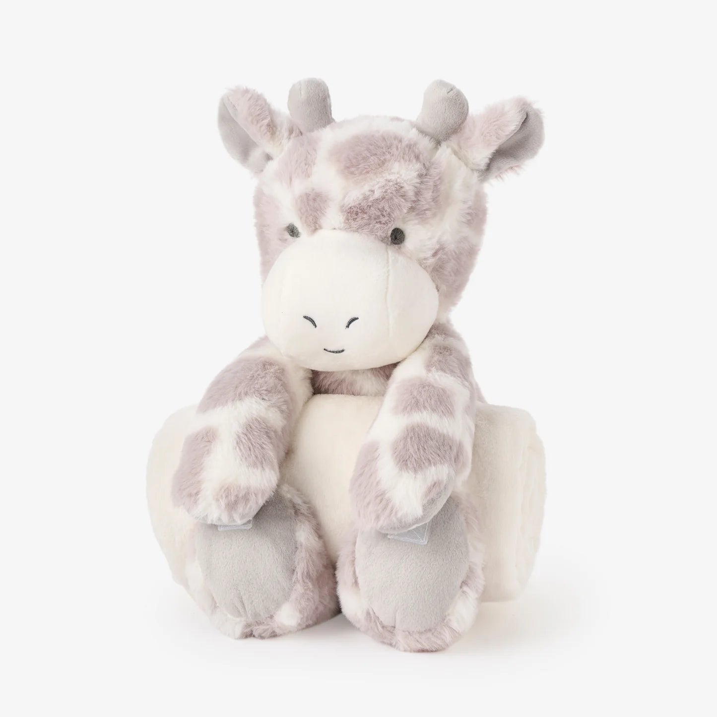 Giraffe Bedtime Huggie Plush Toy w/ Blanket