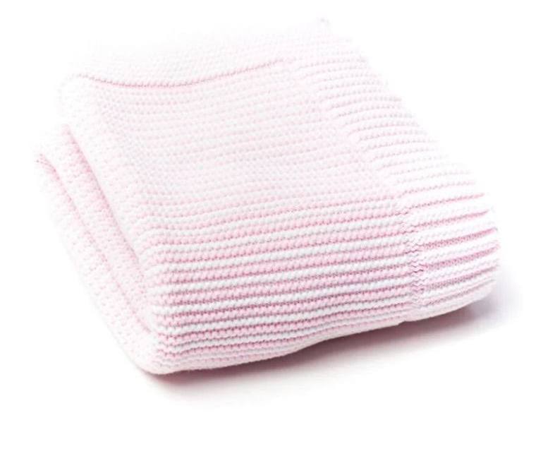 Pink Stripes Baby Blanket
