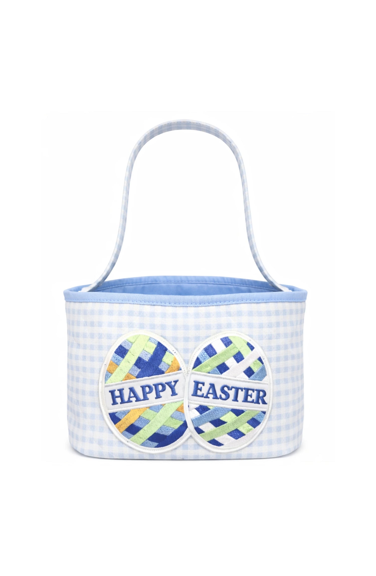 Happy Easter Seersucker Basket