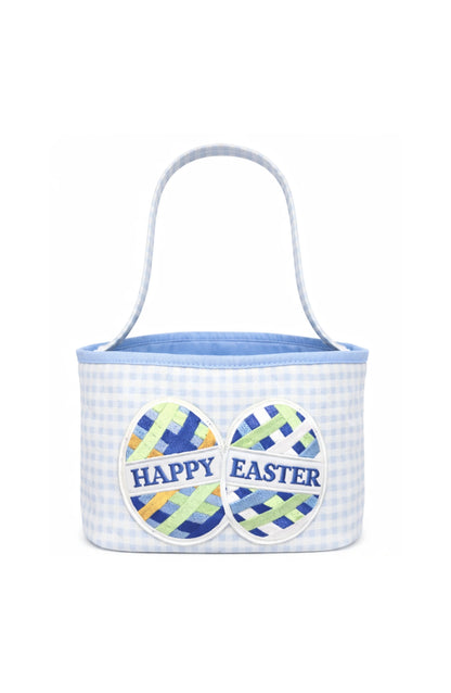 Happy Easter Seersucker Basket