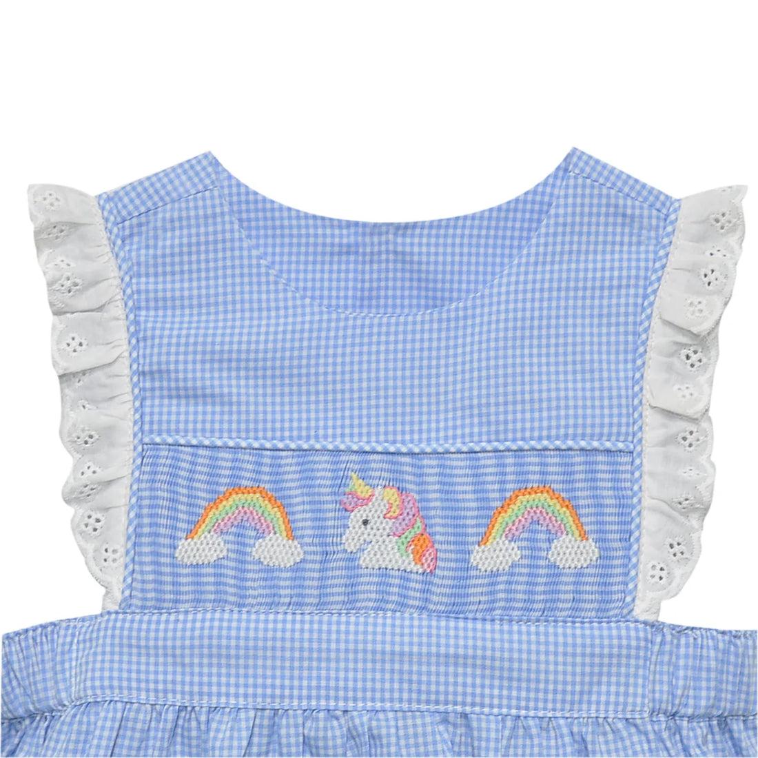 Royal Blue Maribelle Bloomer Set- Rainbow Wishes and Unicorn Kisses