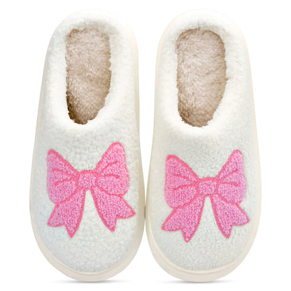 Cozy Bow Slippers