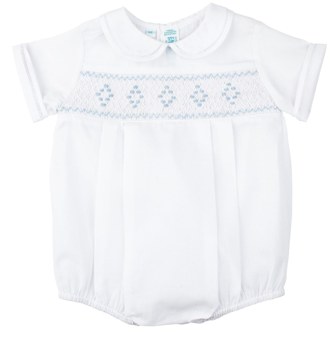 Smocked Embroidered Diamond Creeper