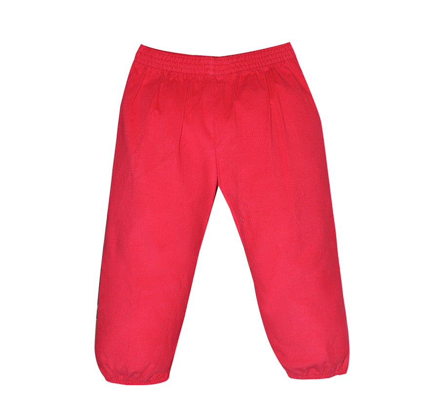 Logan Elastic Pant - Red