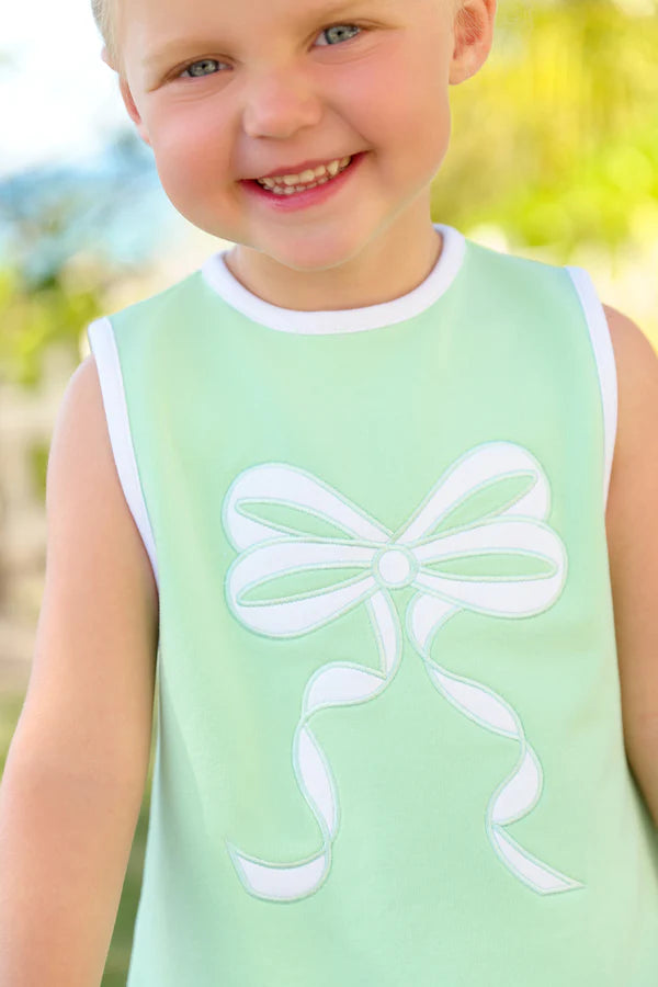 Sleeveless Elizas Appliqué Dress