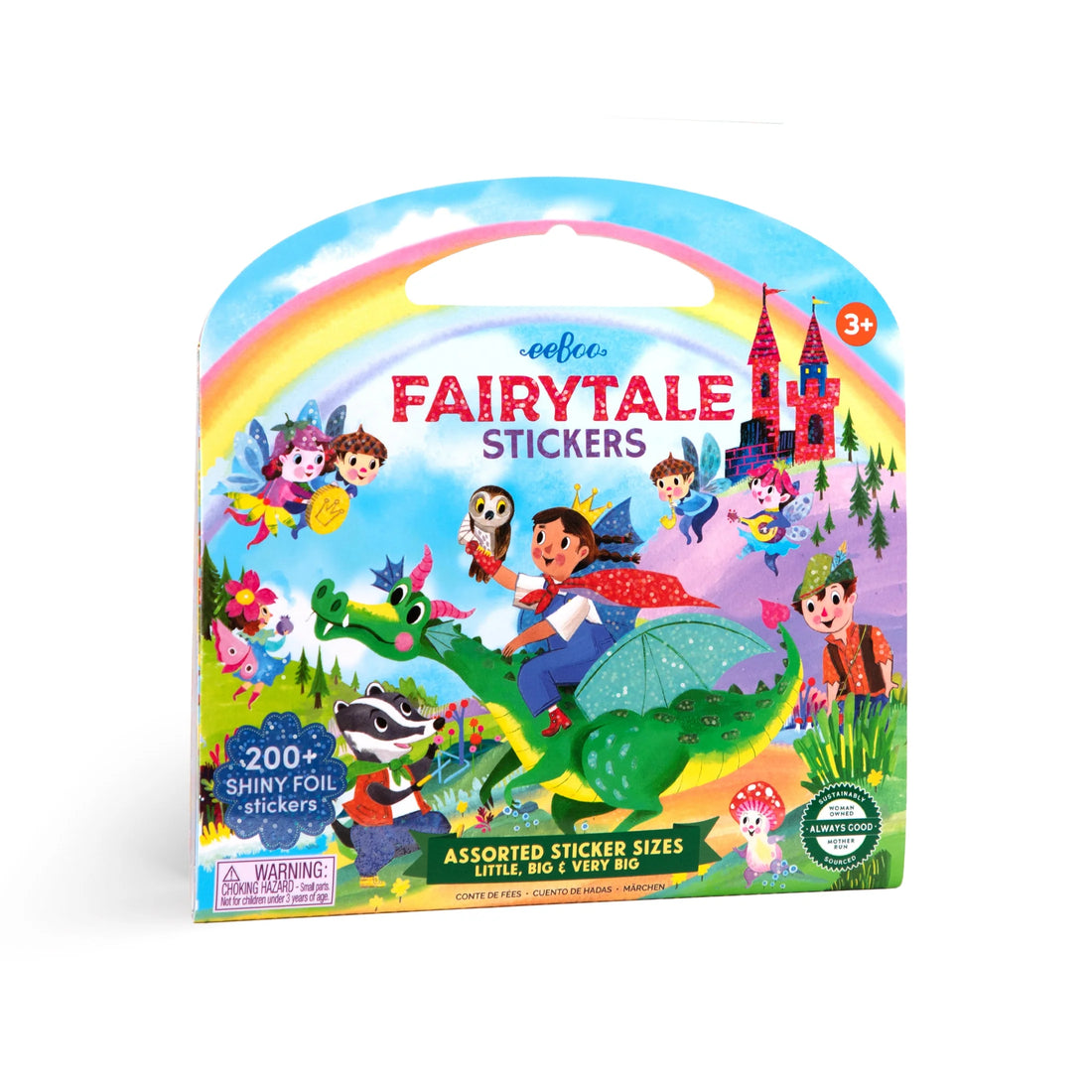 This surprising array of magical creatures will inspire imaginative sticker-play for all ages, featuring vivid artwork by Linda Bleck enhanced with beautiful holographic foil. Over 200 stickers!