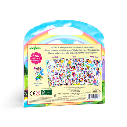 This surprising array of magical creatures will inspire imaginative sticker-play for all ages, featuring vivid artwork by Linda Bleck enhanced with beautiful holographic foil. Over 200 stickers!