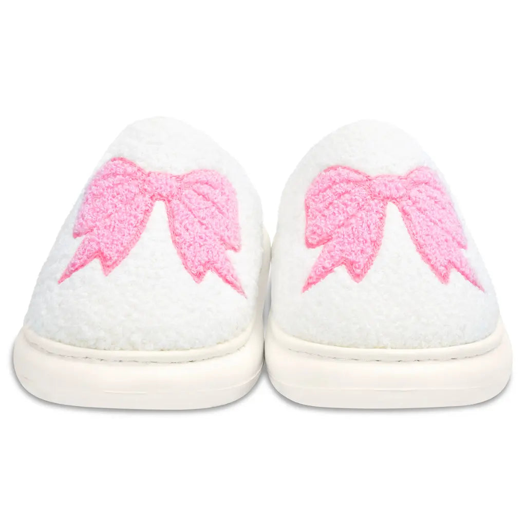 Cozy Bow Slippers