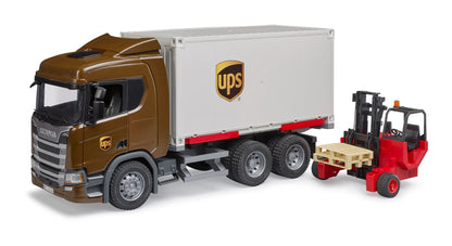 Scania Super 560R UPS Logistsics Truck w Forklift