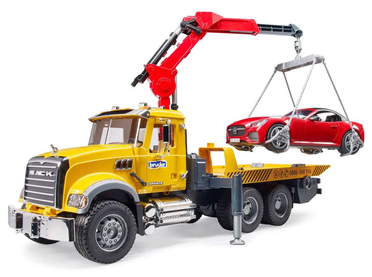 Mack Granite Tow Truck w Roadster