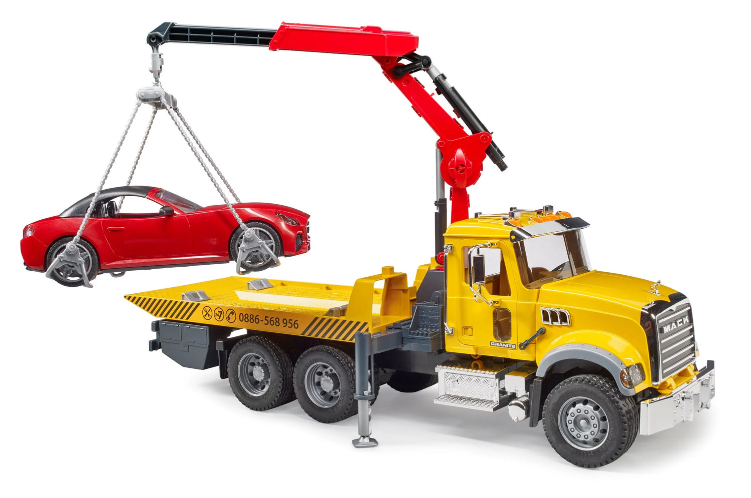 Mack Granite Tow Truck w Roadster