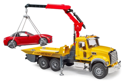 Mack Granite Tow Truck w Roadster