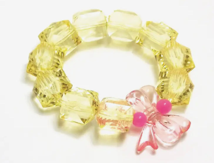 Rock Candy Bracelet with Bow
