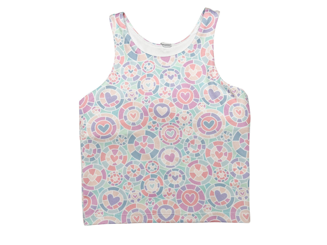 Kalidescope Heart Tank Top