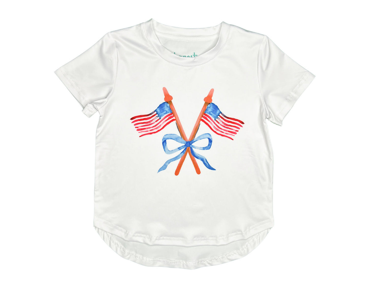 Perfect Flag &amp; Bow Tee