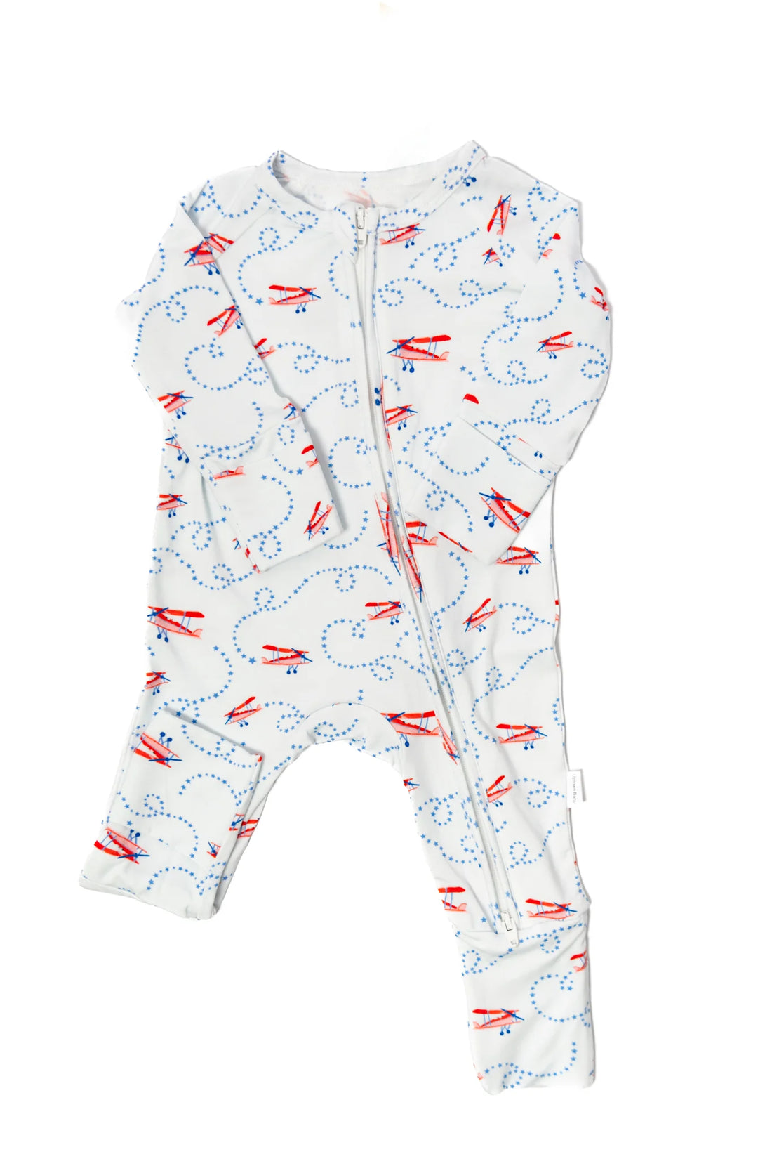 Airplanes Sleep Romper Zip