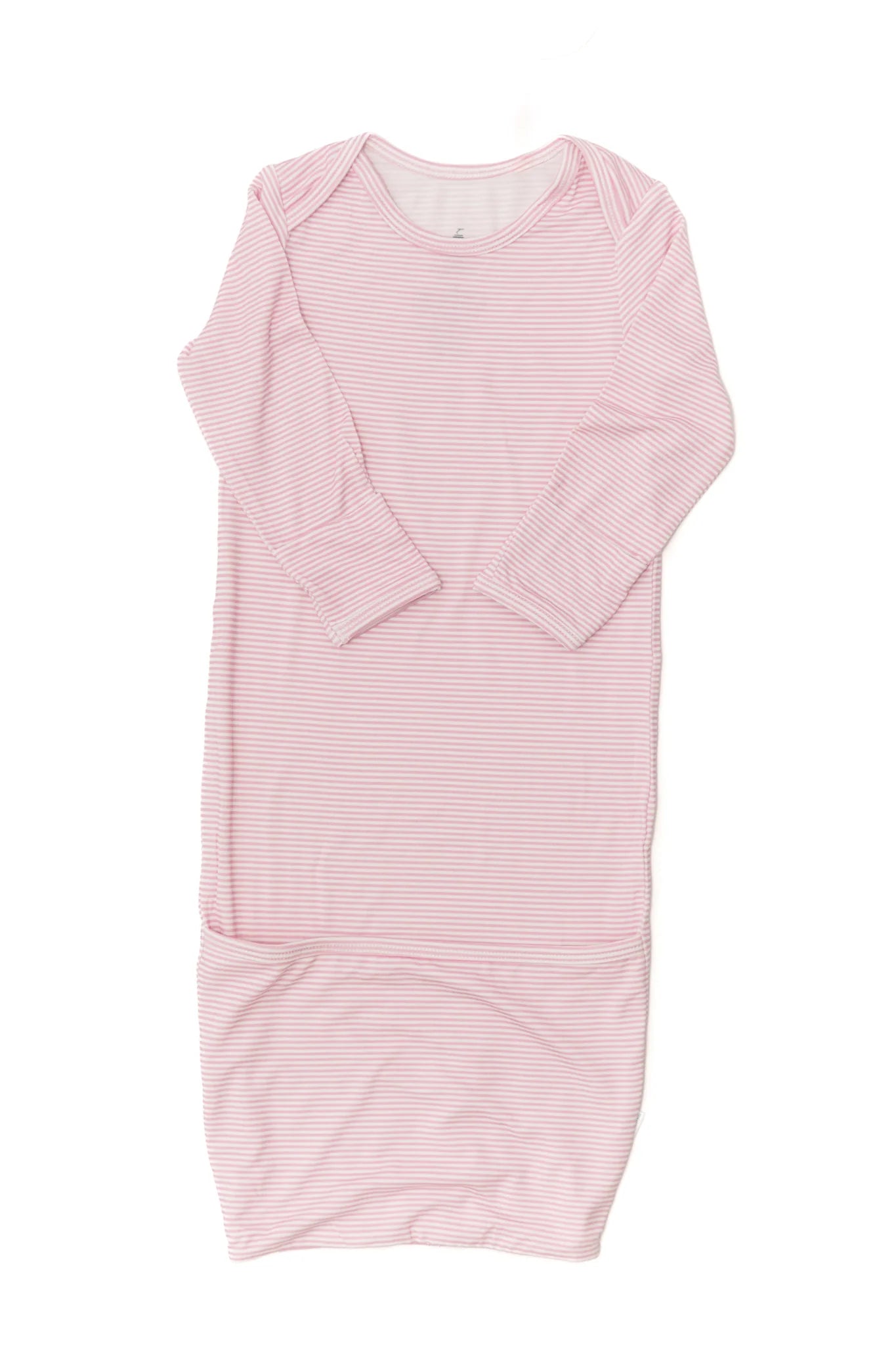 Mini-Stripe Newborn Gown