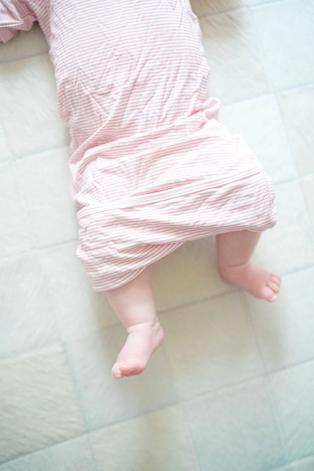 Mini-Stripe Newborn Gown