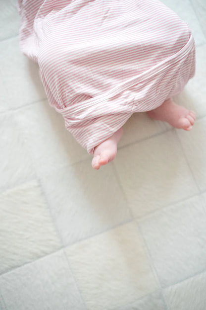 Mini-Stripe Newborn Gown