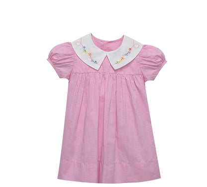 Pink Reagan Dress- Friendship Bracelet