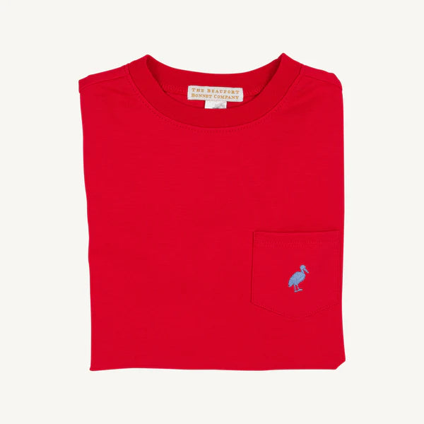 Carter Crewneck Pocket Tee