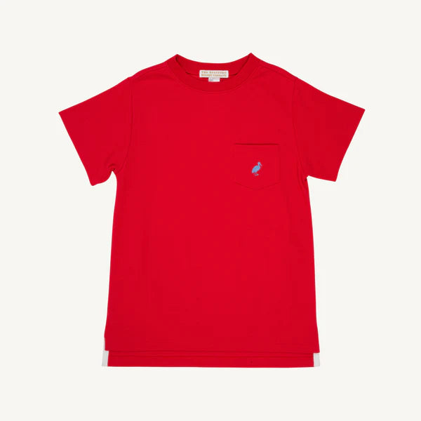 Carter Crewneck Pocket Tee