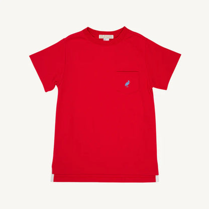 Carter Crewneck Pocket Tee