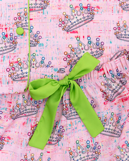 Crown Jewel Silk Pajamas