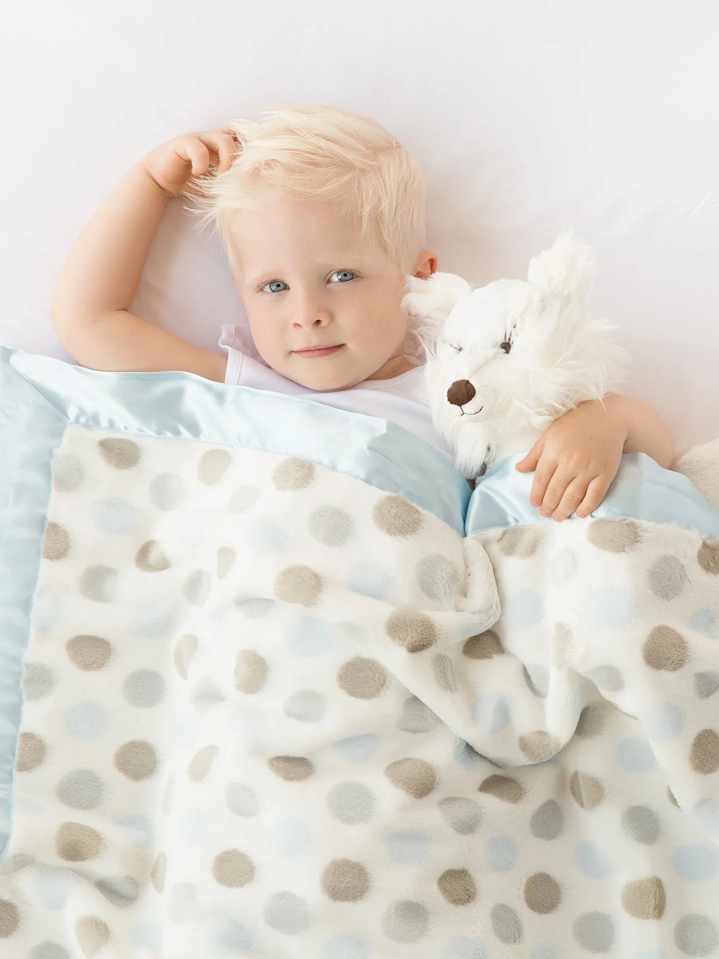Luxe Dot Baby Blanket