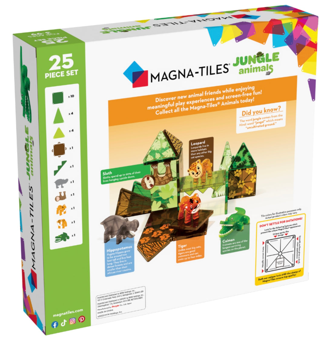 Jungle Animals 25-Piece Set