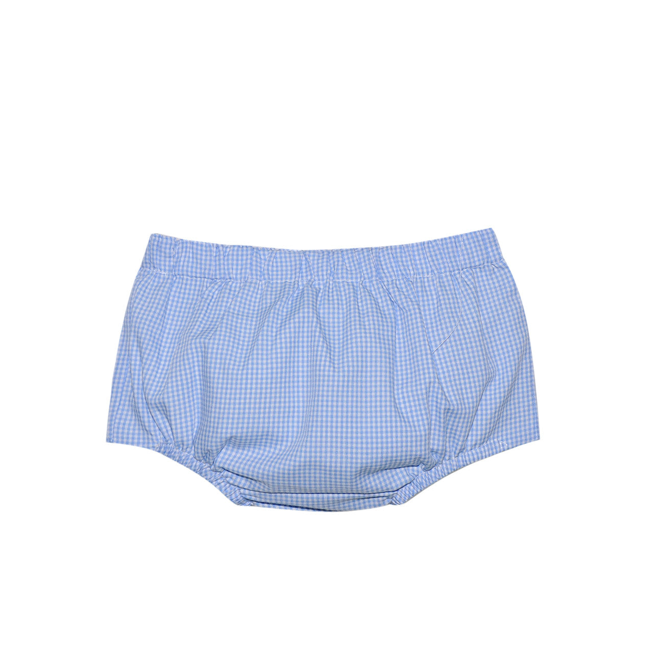 Landon Blue Gingham Diaper Cover