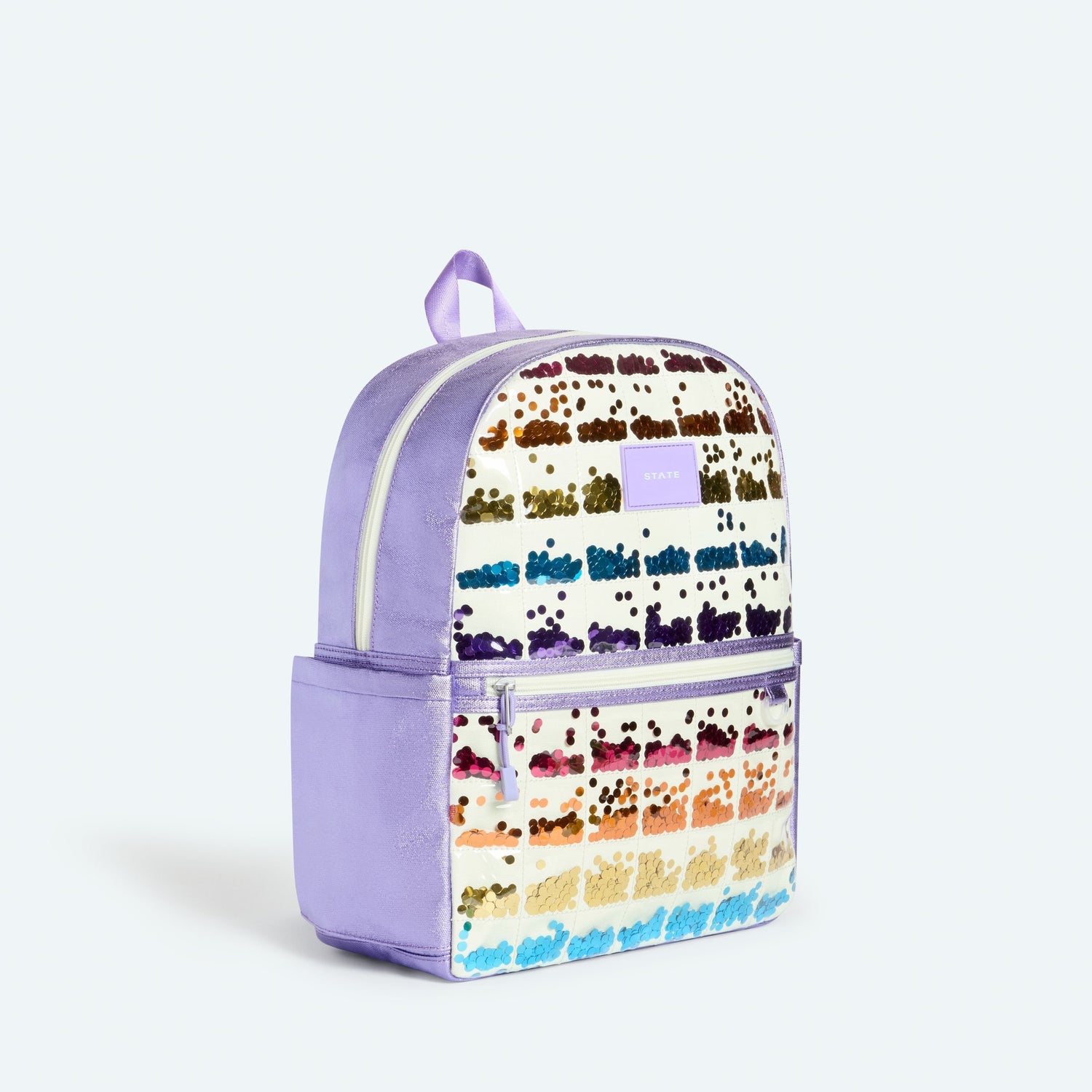 Kane Backpack - Lilac Quilted Sequins