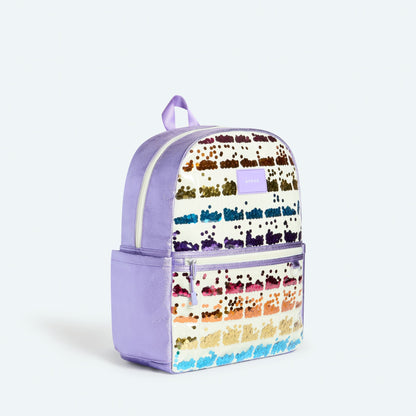 Kane Backpack - Lilac Quilted Sequins