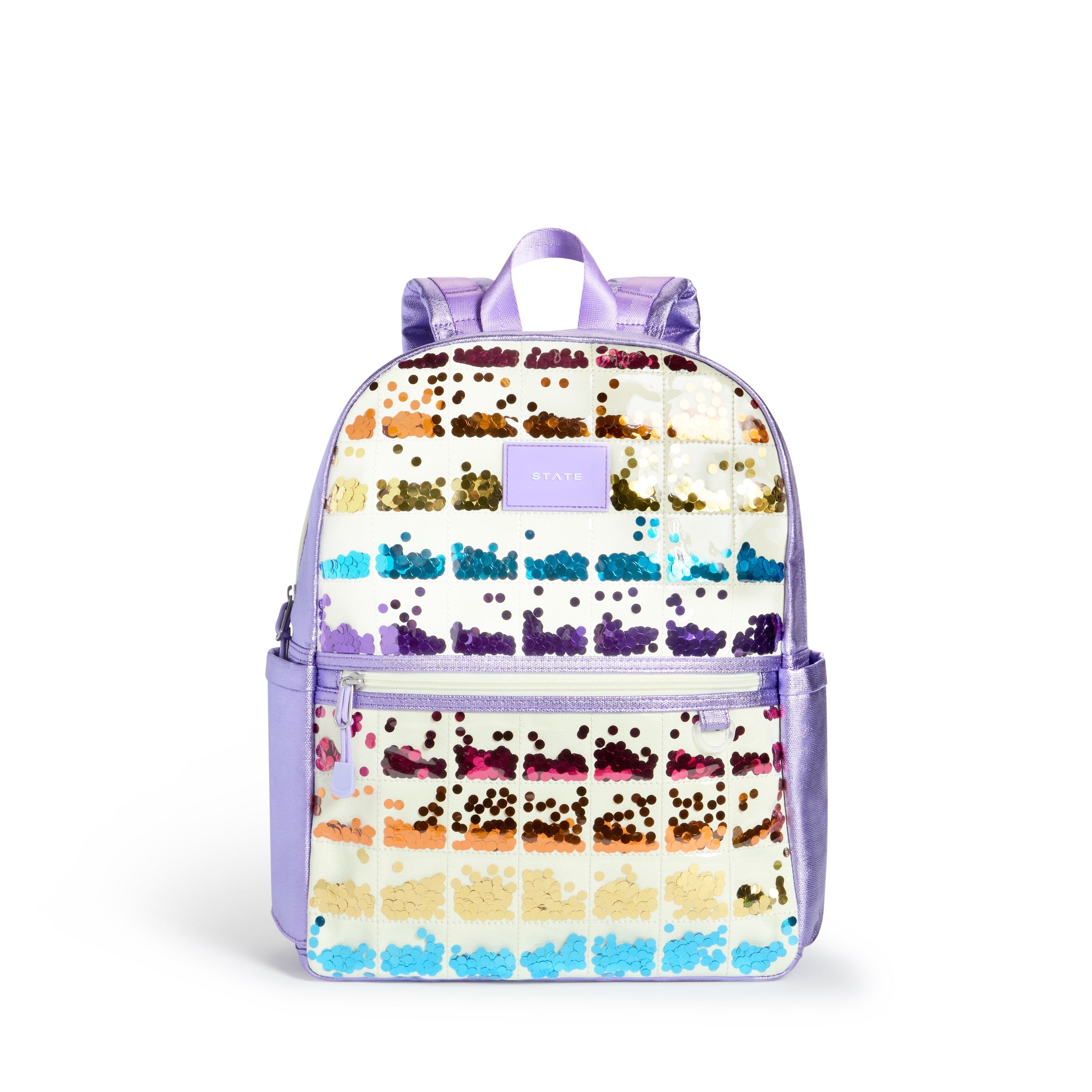 Kane Backpack - Lilac Quilted Sequins