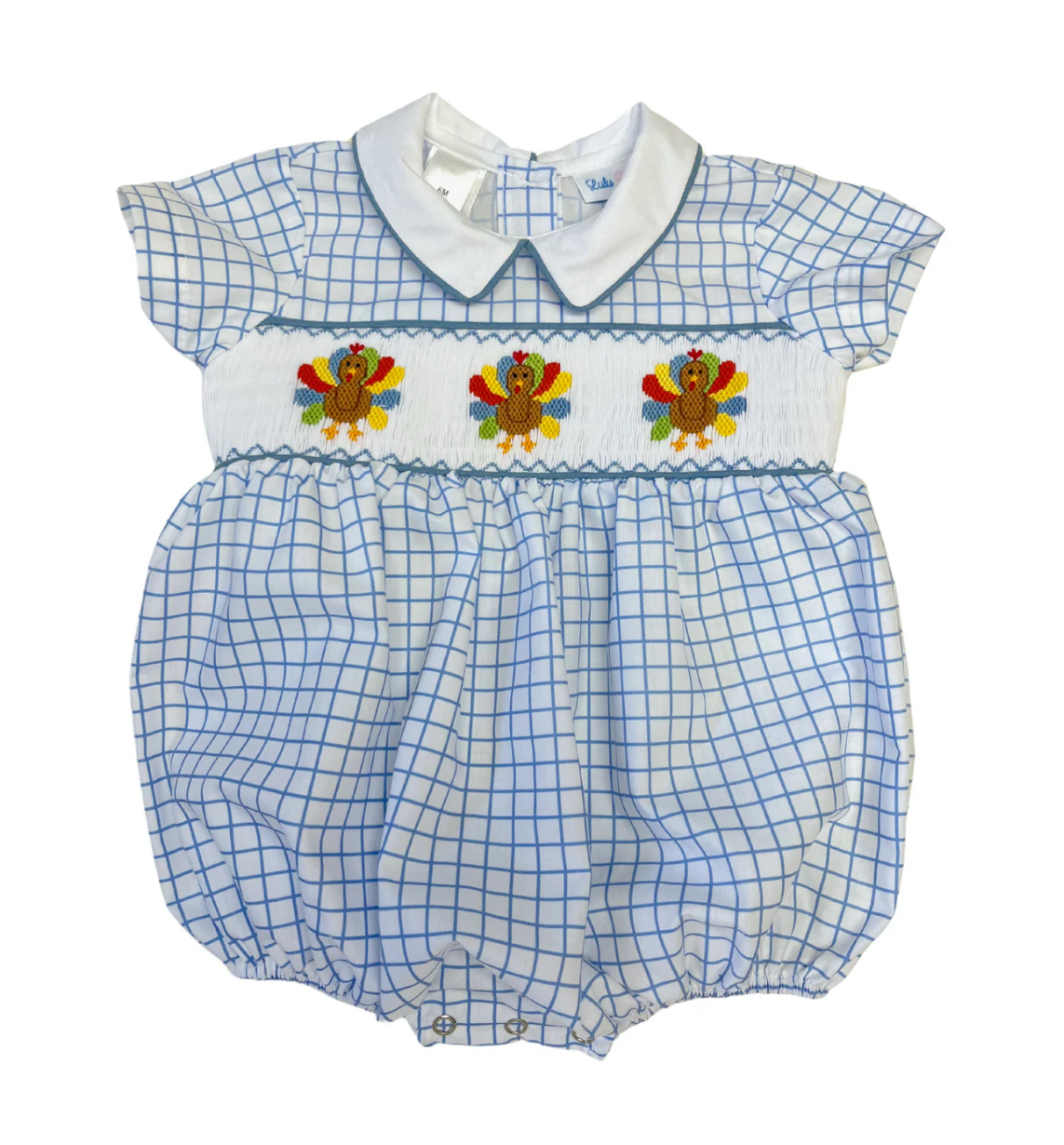 Noah Smocked Turkey Bubble