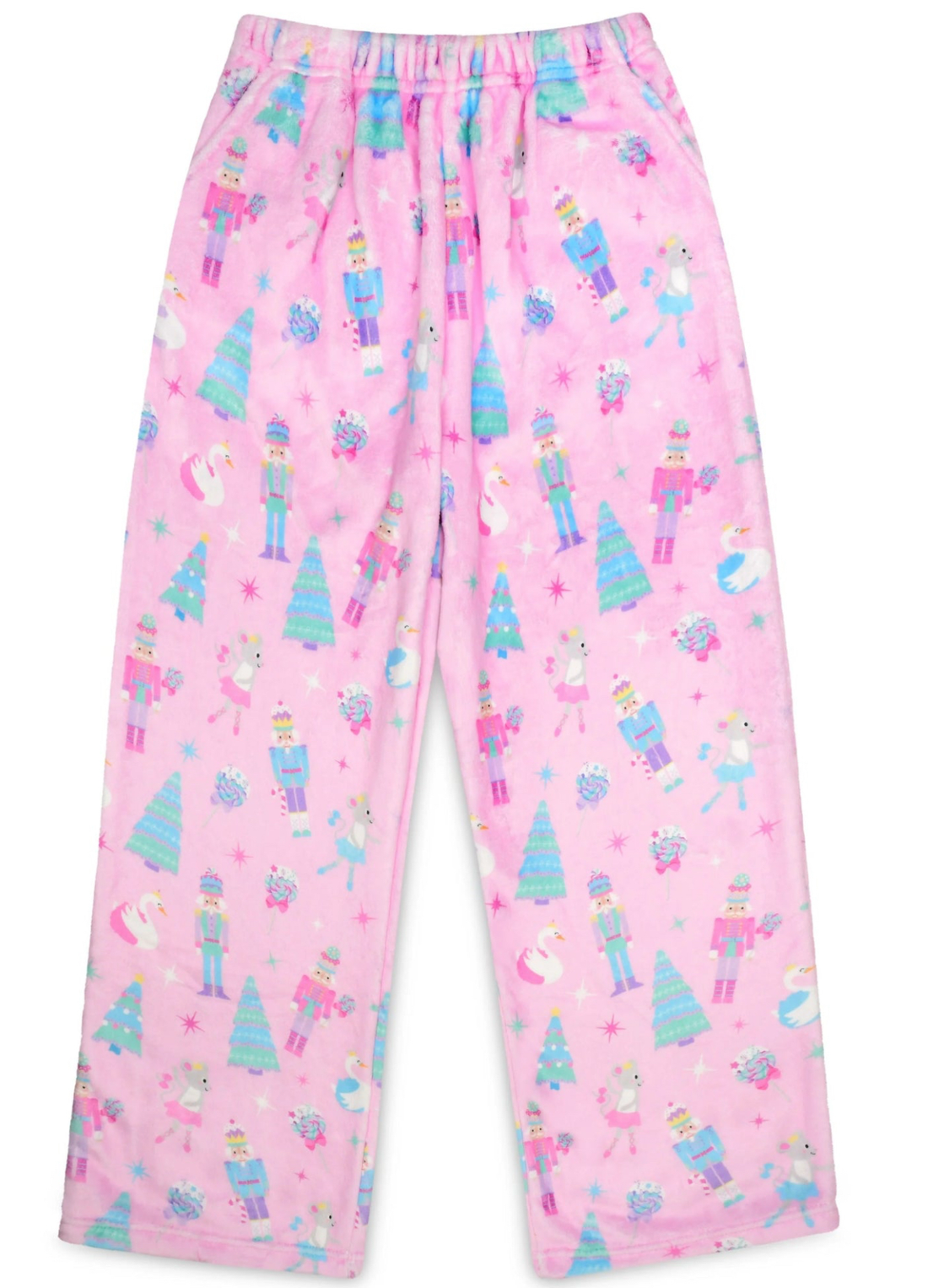 Pink Nutcracker Plush Pants