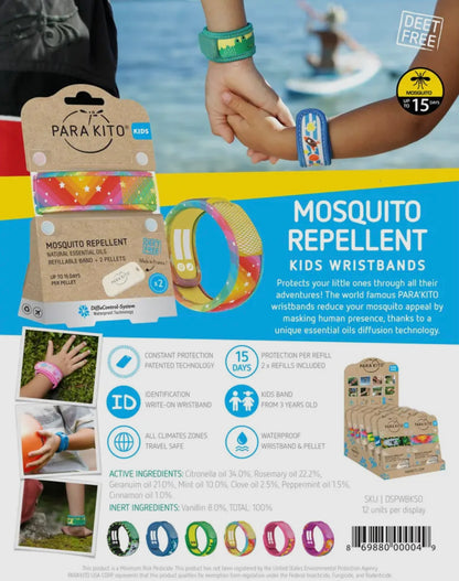 Natural Mosquito Repellent Kid Wristband