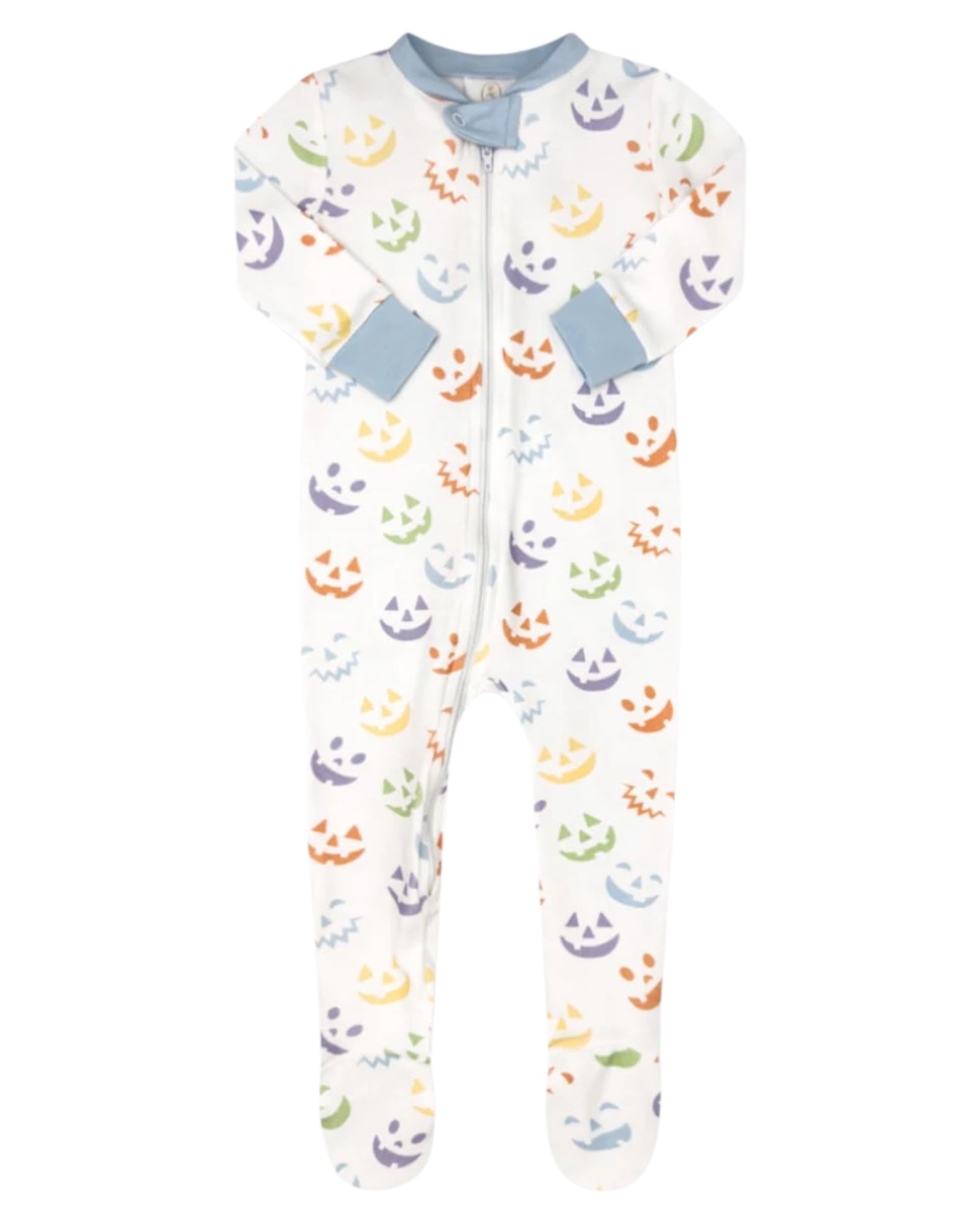 Once Upon A Time Footie - Blue Peek-A-Boo