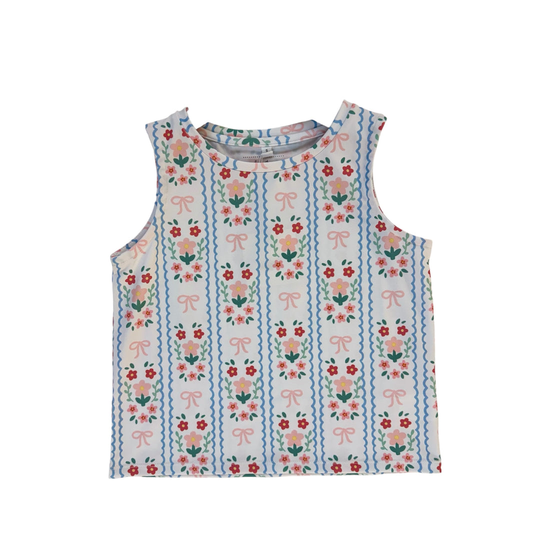 Floral Bow Tank