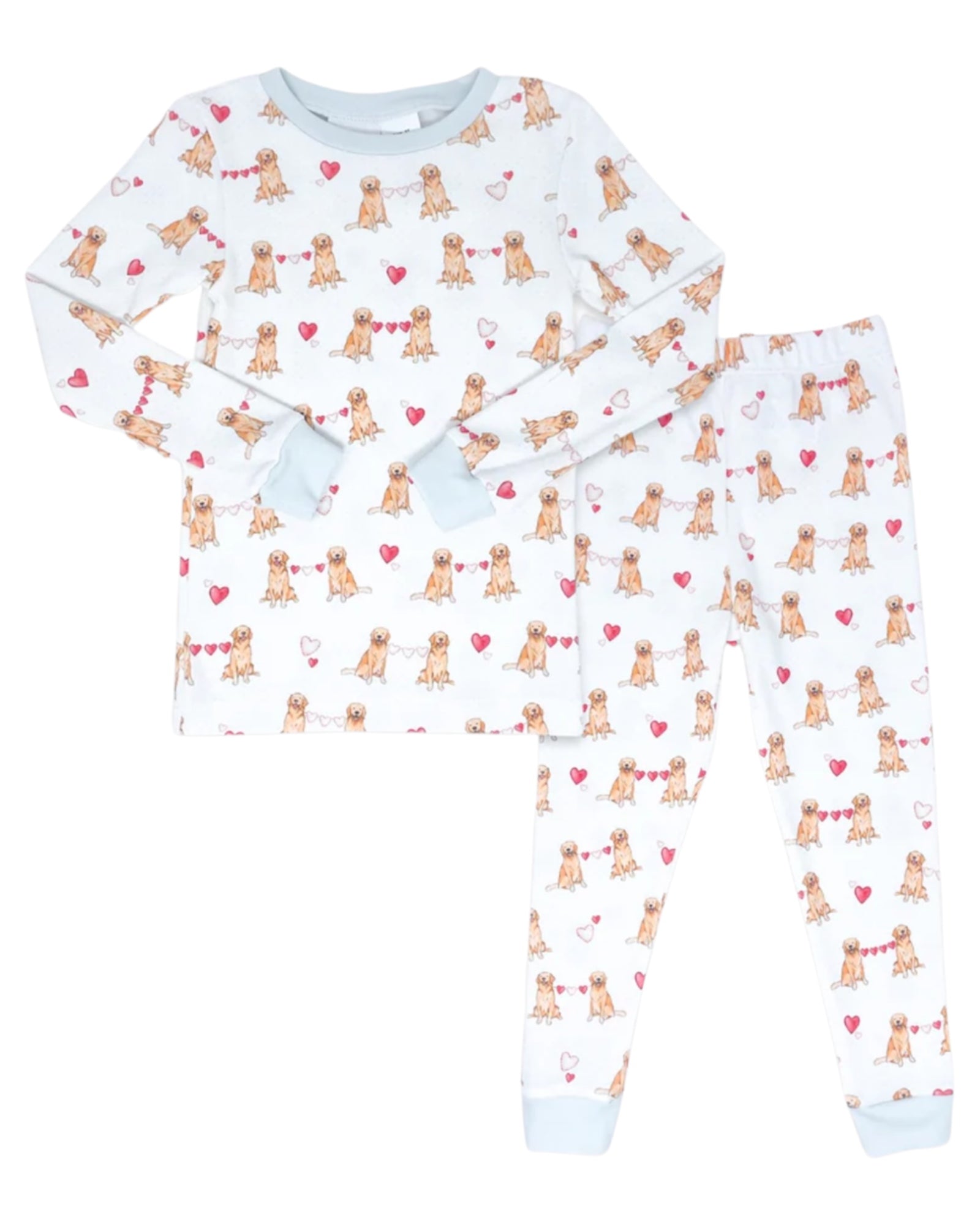 Puppy Love Pajama Set - Blue
