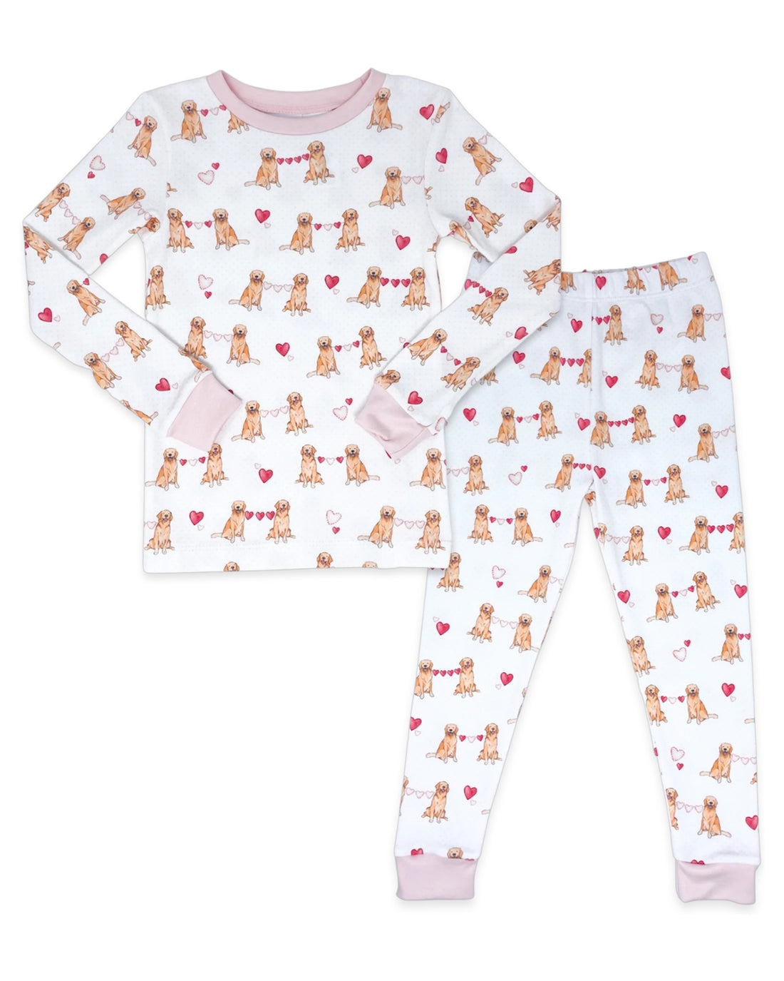 Puppy Love Pajama Set - Pink