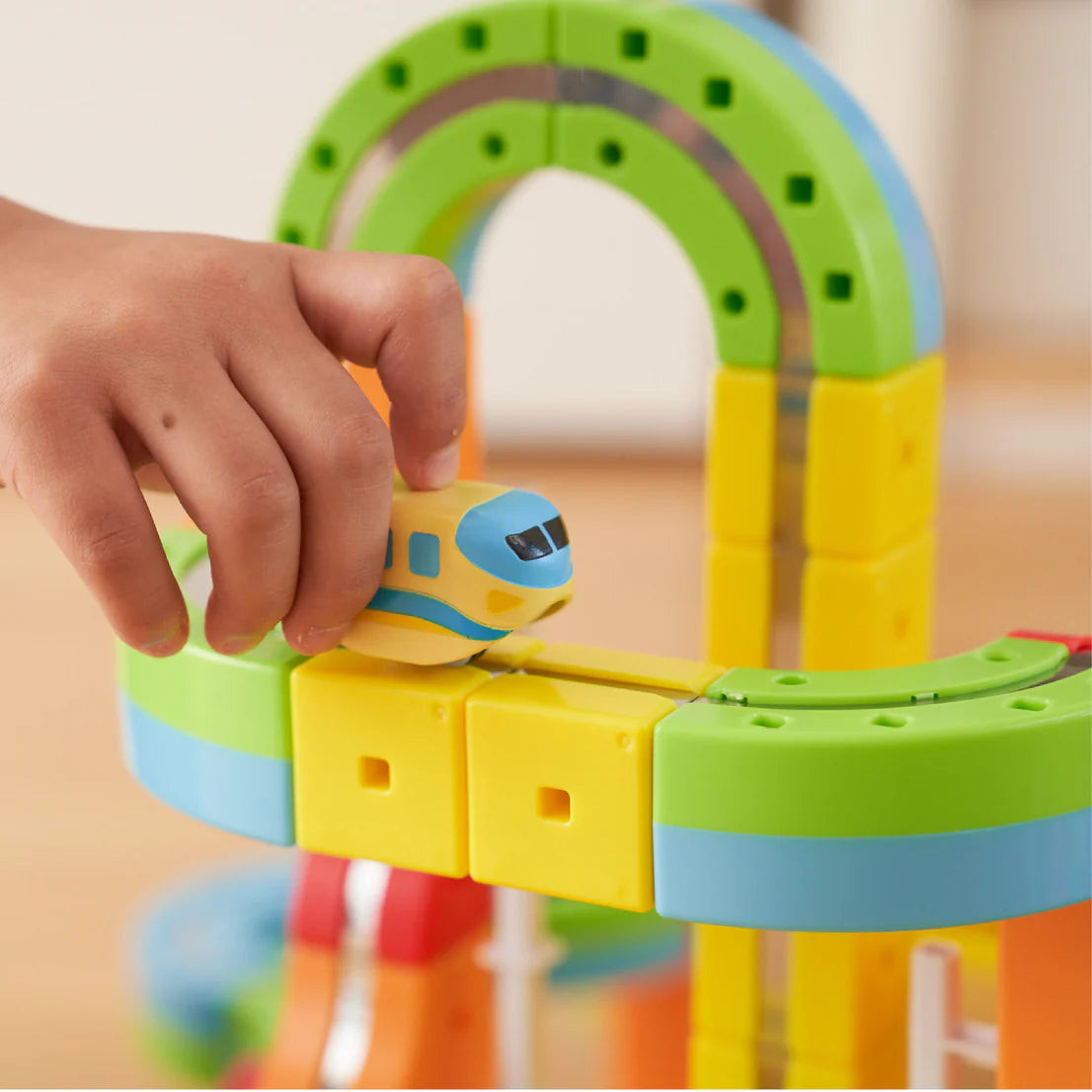 Rail Cube: Magnetic Monorail Deluxe Set