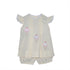 Scoop up something sweet with the Reesee Bloomer Set! This darling outfit features a flutter-sleeve top in pastel yellow, delicately embroidered with adorable ice cream cones in soft sherbet shades. Paired with matching bloomers for an easy, breezy outfit that’s as cute as it is comfy. A must-have for the girly girl who loves sprinkles and sunshine.