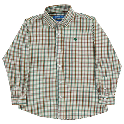 Performance Roscoe Button Down Shirt - Acorn Plaid