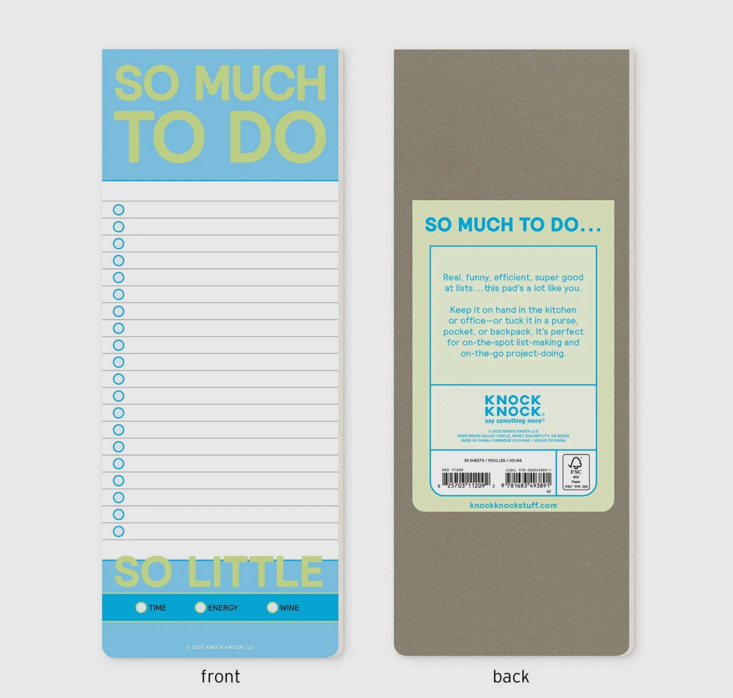 So Much To Do Make-A-List Pad