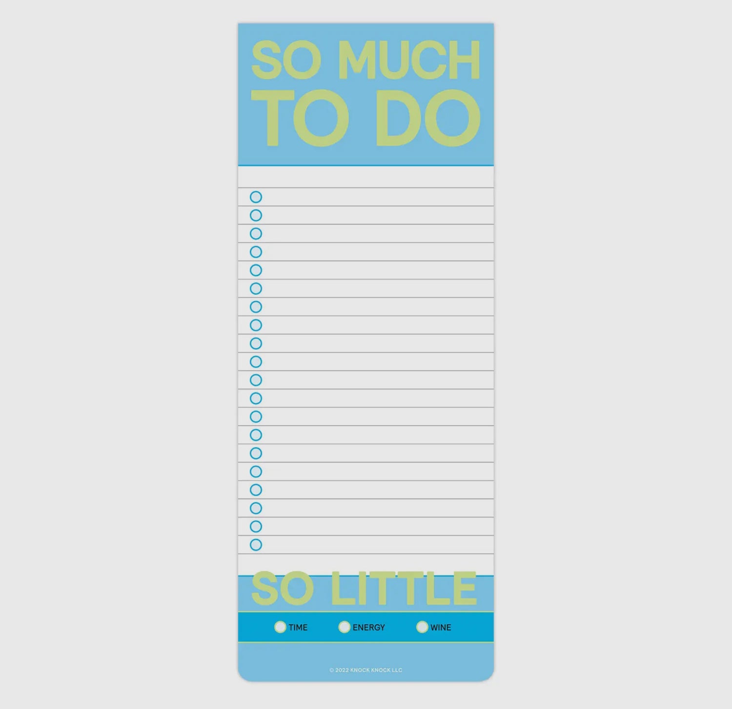 So Much To Do Make-A-List Pad