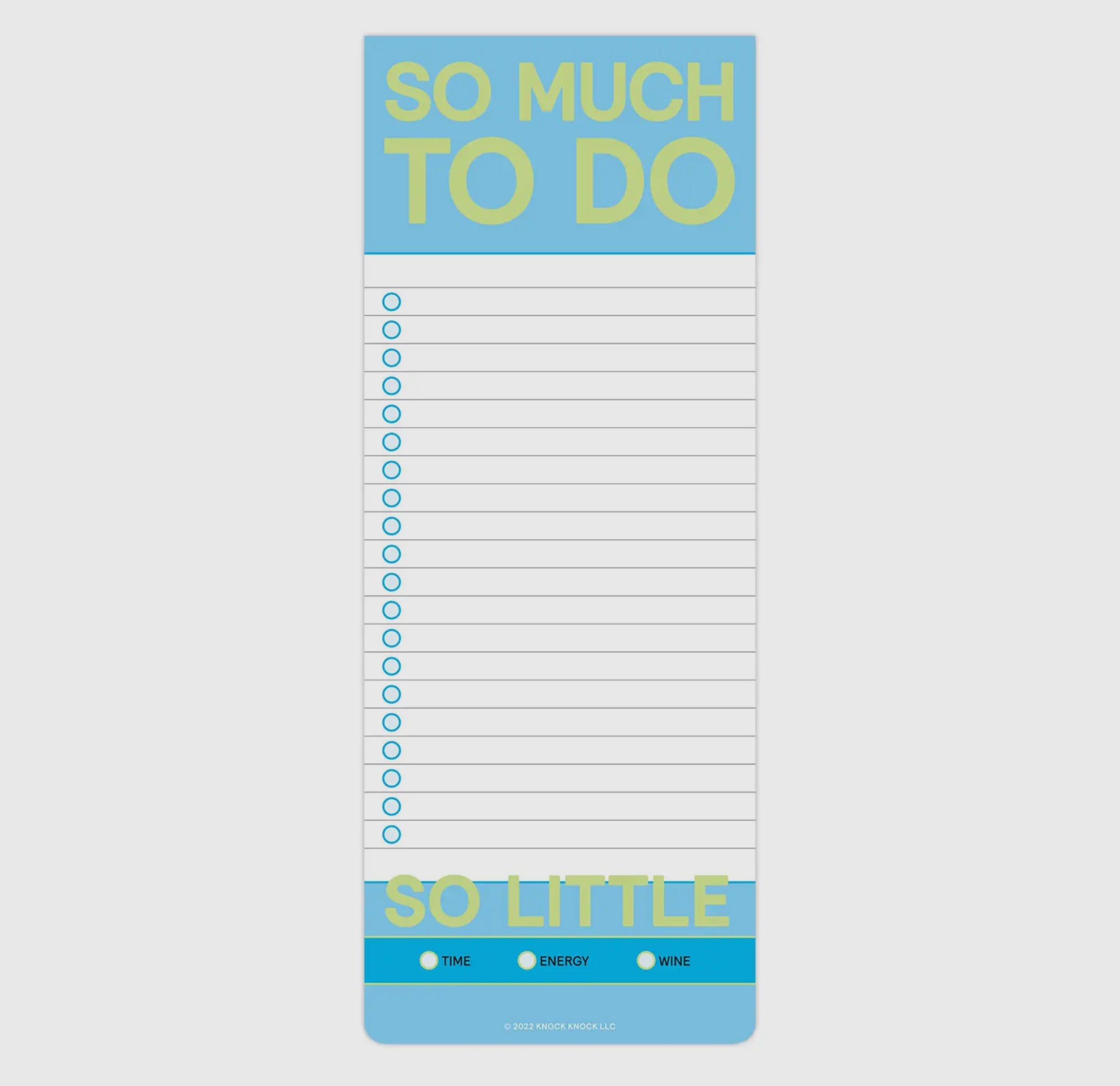 So Much To Do Make-A-List Pad